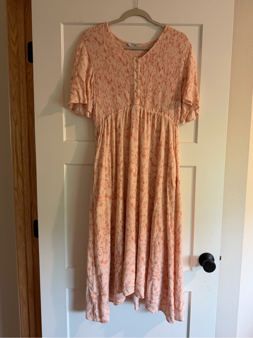 Polagram Button-Front Midi Dress